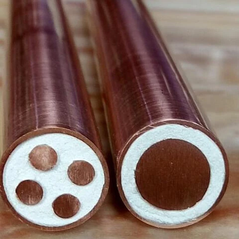Mineral-insulated copper-clad cable