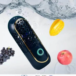 Detachable Rechargeable Wireless Portable Cleaning Steriliser Smart Mini Food Meat Fruit And Vegetable Cleaner Capsule