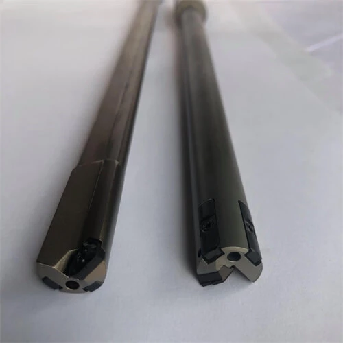 Deep hole drilling indexable gun drill 18mm diameter high performance indexable gundrilling tool