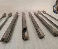 high hardness carbide tip brazed gun drill reamber for metal drilling
