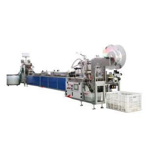 Factory customized direct selling disinfection throat ear medical alcohol swab automatic packaging machine