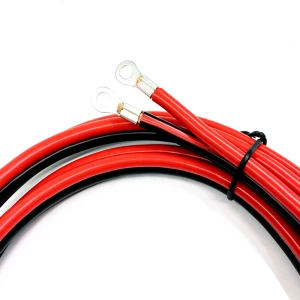 10AWG Quick Disconnect SAE Battery Cable to O Ring Terminal Connectors Harness