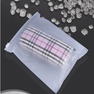 Sock underwear plastic bag frost ziplock bag