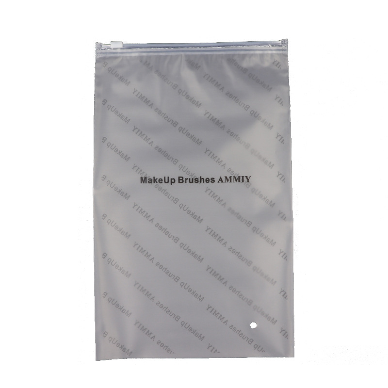 CPE Plastic clothing waterproof frosted Zipper Bag Breathable storage Ziplock bag