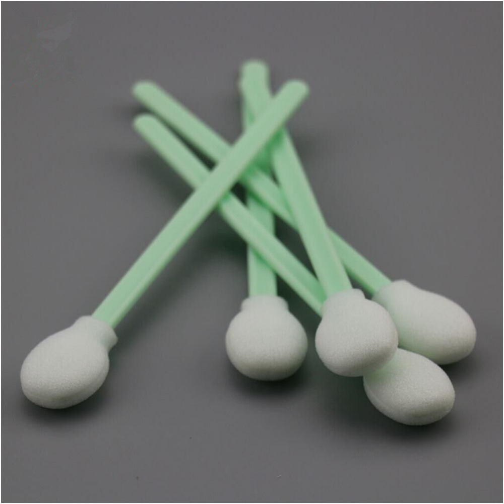 Sterile antistatic cleaning cotton swabs