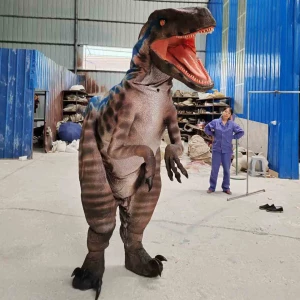 Raptor Animatronic Dinosaur Costume Realistic Walking for park show