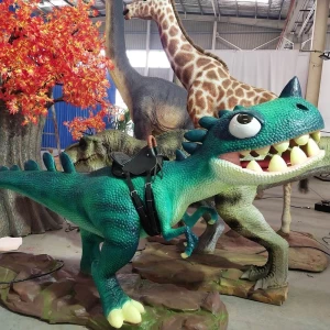 Children Like Playground Animatronic Riding Dinosaur Hot Sale Amusement Park Rides