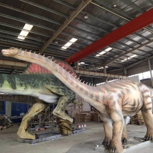 Amusement Park Lifelike Animatronic Dinosaur Diplodocus Model For Sale