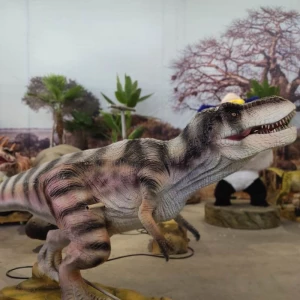 Parque De Diversiones Entertainment Equipment Small Size Animatronic Dinosaur Rides Riding T-rex For Kids