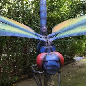 Sichuan High Quality Animated Animatronic Insects Life-size Dragonfly Model