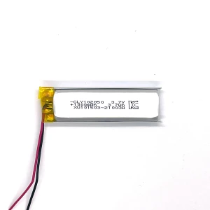 OEM ODM customized battery 3.7V 102050-1000mAh  rechargeable lithium ion battery
