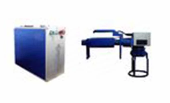 50 Watt Portable Fiber Laser Marking Machine With PC Rubber Extingushier Support