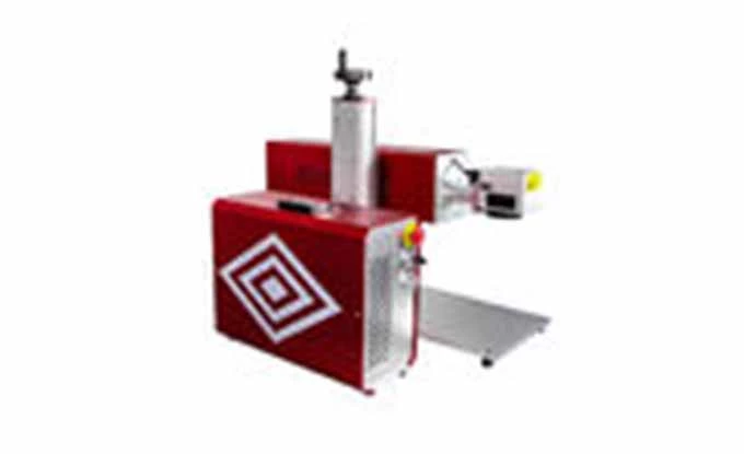 Portable RF Metal Tube CO2 Laser Marking Machine For Leather Wood Engraving