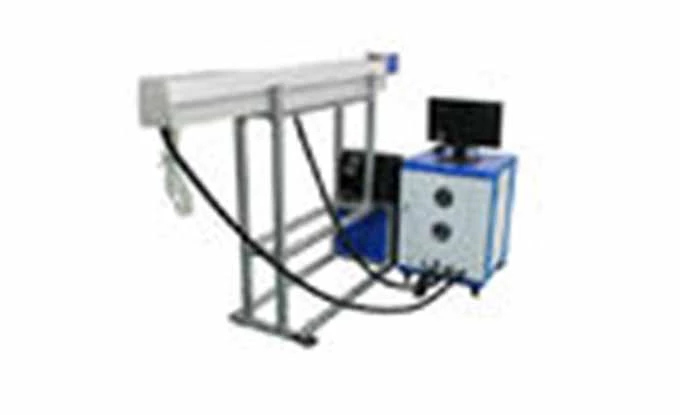 High Speed CO2 Laser Marking Machine / Plastic Bottle Laser Marking Equipment