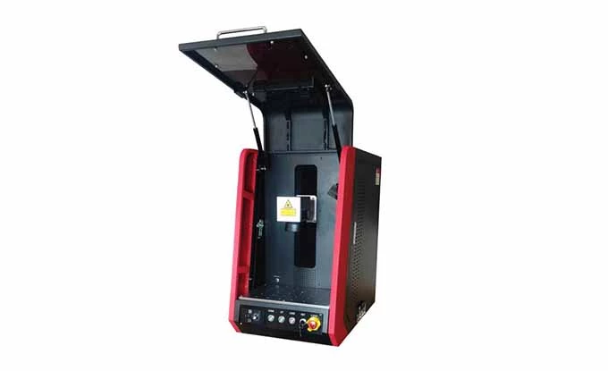 60W MOPA Q Source Fiber Laser Marking Color Printing Machine