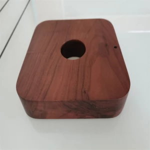 Customized American Walnut Wooden Base for Consumer Electronics Wood Parts