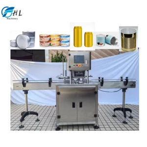 Full Automatic Round Fruit Juice Aluminum Tin Cans Food Canning Sealing Machine Tinplate Cover Capping Seamer Machine