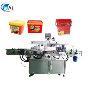 HL-640 Automatic top and double side labeling machine