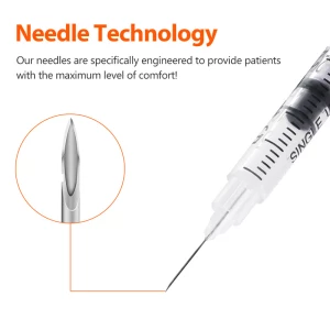 medical 1ml disposable insulin syringe with safety needle