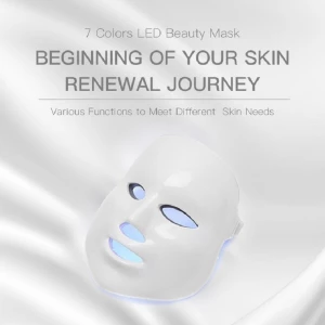 7-1 Colors Cordless Portable and Rechargeable Red Facial Skin Care Mask Gifts for Women