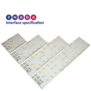 223x49.5MM PCB With 8x4 LumiLEDs 5050 LEDs Module For 50W DC48V Street Lighting 20944