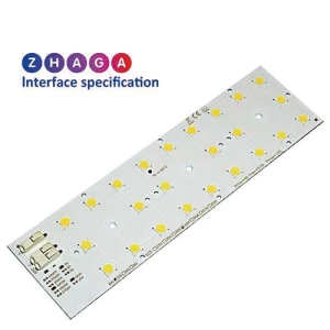 172.2x49.5mm PCB With 8x3 LumiLEDs 5050 LEDs Module For 36W DC48V Street Lighting 20943