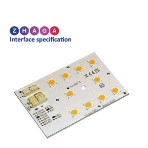 72.2x49.5mm PCB With 10x1 LumiLEDs 5050 LEDs Module For Street Lighting 21078