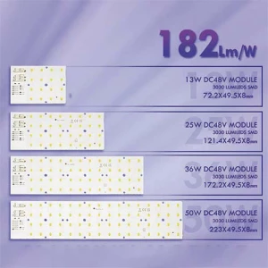 PCB Board With 16x4 LUMILEDS 3030 LED Module DC48V 50W For Street Lighting 20706