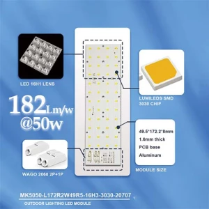 PCB Board With LUMILEDS 3030 48LED Module DC48V 36W For Street Lighting 20707