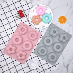 Non-stick food grade silicone mold for donut baking