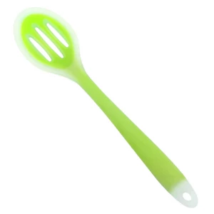 Silicone slotted serving nonstick mixing cooking spoon utensils