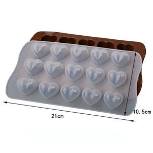 Silicone chocolate molds candy molds heart shapes for fat bombs,caramels,jello,gummy,truffles