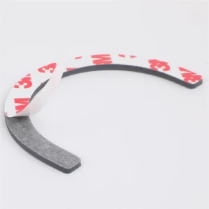 Semicircle silicone 3M adhesive pads in grey color