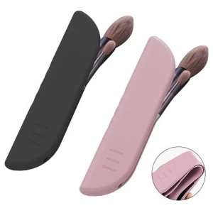 Silicone soft makeup brush waterproof bag