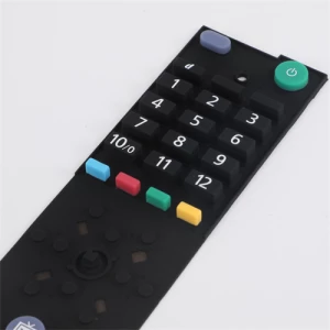 Silicone rubber keypads for TV remote controller