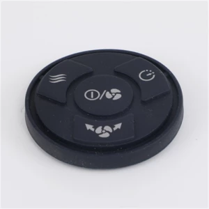 Round silicone rubber buttons keypads for electronics