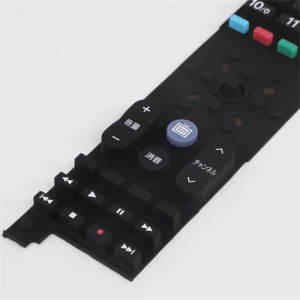 Silicone rubber keypads for TV remote controller