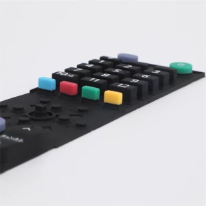 Silicone rubber keypads for TV remote controller