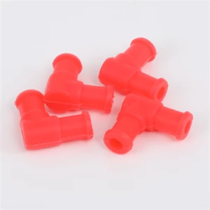 L-shaped 2 ways silicone parts hose tube joint