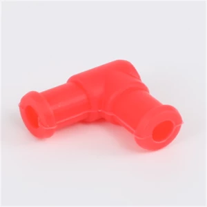 L-shaped 2 ways silicone parts hose tube joint