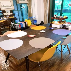 Silicone placemats for kids non-slip table dinner mats