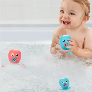 Silicone octopus bath floating squirting toys for kids