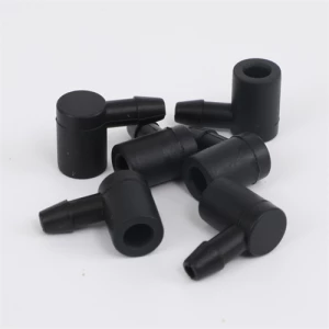 Silicone water inflow bent tube joint parts