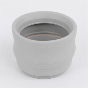 Silicone foldable sleeve for heating cup