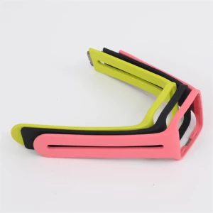 Silicone overmolding metal frame smart watch bands