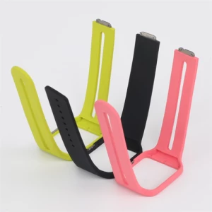 Silicone overmolding metal frame smart watch bands