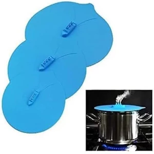 Silicone microwave splatter pot covers with 5 sizes reusable heat resistant food suction lids