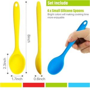 Silicone nonstick kitchen stirring mxing tools spoons