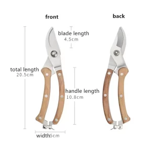 Wood Handle Garden Pruner