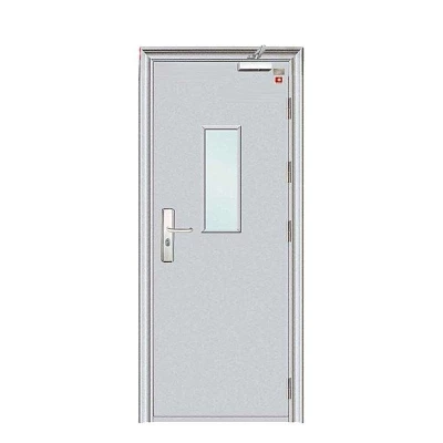 Customized Fire Proof Steel Door with Glass
